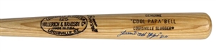 Coop Papa Bell Single-Signed Hillerich & Bradsby Bat